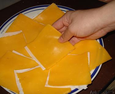 queso bajo en calorías.