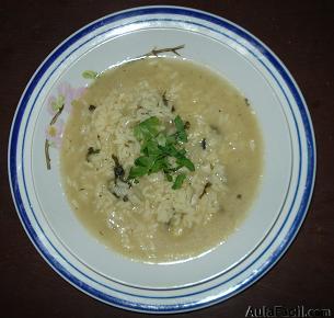 Sopa de Arroz a las hiervas