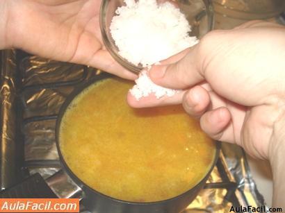 Pilaf de arroz con zanahorias