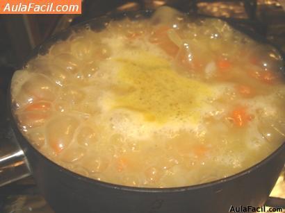 Pilaf de arroz con zanahorias