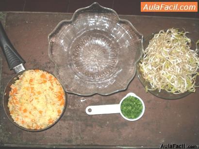 Pilaf de arroz con zanahorias