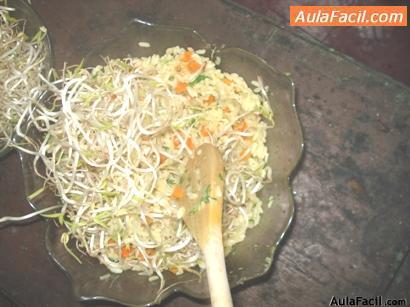 Pilaf de arroz con zanahorias