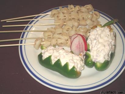 Tortellini con Dip de Rábano