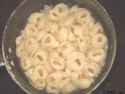 Tortellini con Dip de Rábano