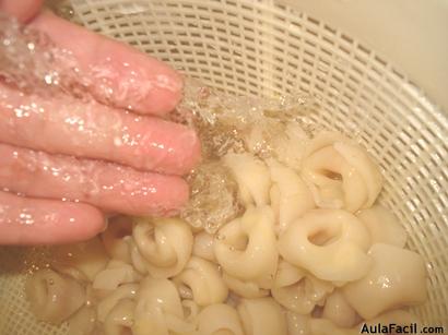 Tortellini con Dip de Rábano