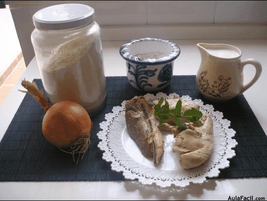 Croquetas de Pollo, jamón y yerbabuena 