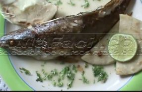 pescado relleno de camarones