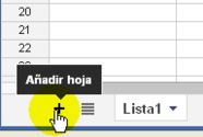 Agregar hojas y nombrar