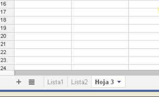 Agregar hojas y nombrar