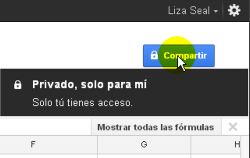 Compartir una hoja de cálculo