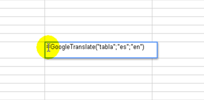  uso de la función Google Translate