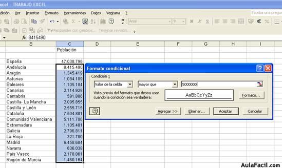 Formatos condicionales y autoformatos