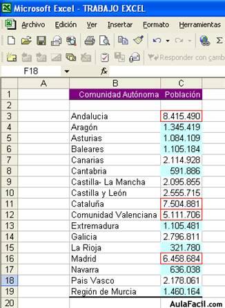 Formatos condicionales y autoformatos