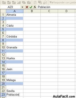 Introducción repetitiva de datos