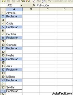 Introducción repetitiva de datos