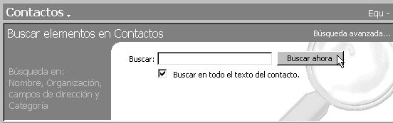 Buscar elementos y archivos