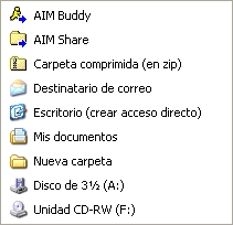 Practica Añadir elementos al menú contextual 