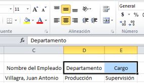 Formato a la Tabla - Alinear y aplicar Negrita