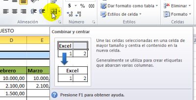 Aplicar formatos - Dibujar bordes a Tabla, Formato a cantidades y Combinar Celdas