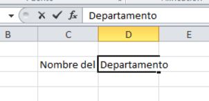 Ajustes para Filas y Columnas